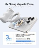 TELESIN Magnetic Phone Camera Grip & C03 Magnetic Selfie Light Creator Kit | Fun Shot Selfie Grip Handle Bundle Kit Compatible for iPhone Magsafe & Android Selfies/Photography/TikTok/Zoom Calls/Video - Image 8