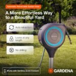 Retractable Garden Hose Reel – 50FT Auto Rewind Hose with 360° Swivel Spike Base - Image 13