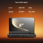 Thor Max Dual-Screen Gaming Handheld – Snapdragon 8 Gen 2 Portable Retro Console - Image 3