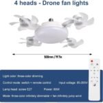 Ceiling Fan Light with Remote Control – E26/E27 Socket LED Fan for Bedroom, Living Room & Kitchen - Image 8