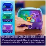 Aquarium Interactive Fish Tank Toy & Digital Pet, Ages 5+ | Nurture 30 Virtual Fish, Reacts to Touch, Customize with LED Lights, Screen-Free Responsive Play, Birthday Gift for Kids