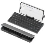 Foldable Bluetooth Keyboard – Portable Wireless Keyboard with Magnetic Stand for Tablet & Phone