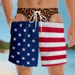 Funny Men’s Optical Illusion Swim Trunks | Novelty Party Board Shorts Gift for Husband Boyfriend - Image 5