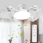 Ceiling Fan Light with Remote Control – E26/E27 Socket LED Fan for Bedroom, Living Room & Kitchen - Image 4