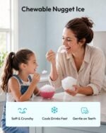 Nugget Ice Maker Countertop – 44Lbs/24H Pellet Ice Machine with Self-Cleaning Function - Image 4