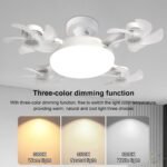 Ceiling Fan Light with Remote Control – E26/E27 Socket LED Fan for Bedroom, Living Room & Kitchen - Image 9