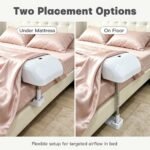 Bed Fan Cooling System for Hot Sleepers, Under Sheet Fan with 5-Speed Adjustment - Image 2