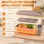 Cordless Heated Lunch Box – Rechargeable Self-Heating Food Warmer for Work & Travel - Image 5