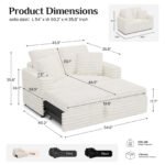 Nido Pull-out Loveseat Sofa - Image 7