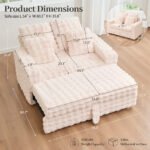 Nido Pull-out Loveseat Sofa - Image 22