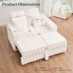 Nido Pull-out Loveseat Sofa - Image 25