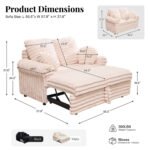 Nido Pull-out Loveseat Sofa - Image 32
