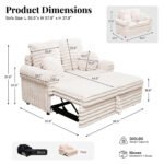 Nido Pull-out Loveseat Sofa - Image 37