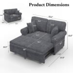 Nido Pull-out Loveseat Sofa - Image 55